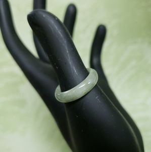 Green jade ring
